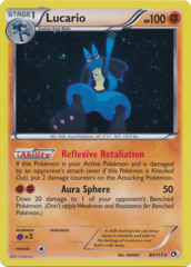 Lucario 80/113 Cosmos Holo Promo - Mega Lucario Colleciton Exclusive